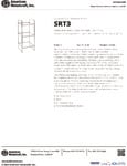American Metalcraft SRT3 Specsheet