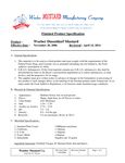 Spec Sheet