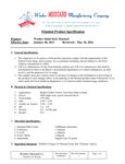 Spec Sheet