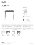 Cube 70 Spec Sheet Cube 70 Spec Sheet