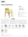 Trill Armchair Spec Sheet Trill Armchair Spec Sheet
