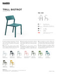 Trill Bistrot Spec Sheet