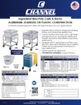 Channel Ingredients Bins / Carts and Racks Spec Sheet