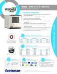 Scotsman FS0822 - 800lb Flake Ice Machine Spec Sheet