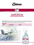 CARPET SPOTTER SCJP spec sheet