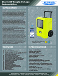 STORM DP DEHUMIDIFIER spec sheet