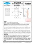 Specifications Sheet 