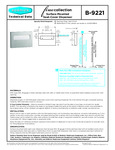 Bobrick B-9221 Specsheet
