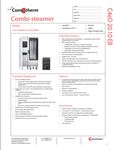 Convotherm 20.10 ED EB Spec Sheet