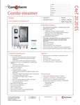 Convotherm 20.20 ET Spec Sheet