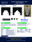 WizKid Antimicrobial Floor Mount Commode Mat SpecSheet WizKid Antimicrobial Floor Mount Commode Mat SpecSheet