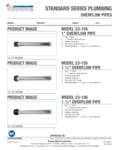 Krowne Drain Pipes Specsheet