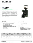 232MG050 Spec Sheet 232MG050 Spec Sheet