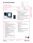24-Convotherm maxx pro - easyTouch 6.10 Gas Boiler - Specification UL