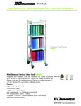 Mini Omnicart Vertical Chart Rack 260014 Spec Sheet