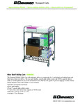 Omnimed BEAM WIRE SHELF UTILITY CART Omnimed BEAM WIRE SHELF UTILITY CART