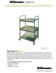 Omnimed MOBILE SUPPLY CART