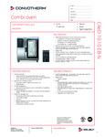 27-Convotherm maxx pro - easyDial 10.10 Electric Boiler - Specification UL