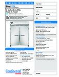 Continental Refrigerator 2FEN Spec Sheet
