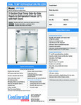 Continental 2RFNHD Spec Sheet Continental 2RFNHD Spec Sheet