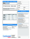 Continental BB79SNSS Spec Sheet