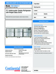 Continental Refrigerator SW72NGD-U
