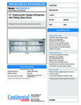 Continental Refrigerator SW72NSGD-U