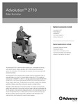 ADVANCE ADVOLUTION™ 2710 spec sheet
