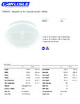 Carlisle Carafe Lid Specsheet