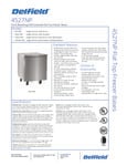 27 INCH spec sheet