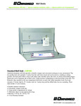 Omnimed STANDARD WALL DESK - ALUMINUM