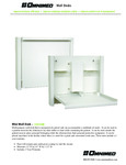 Omnimed MINI WALL DESK - OFF WHITE