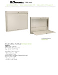 Omnimed E-LOCK FULL SIZE WALL DESK 291520_291521