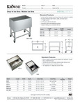 Krowne Drop-In Ice Bins Specsheet