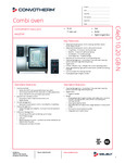3-Convotherm maxx pro - easyDial 10.20 Gas Boiler - Specification UL