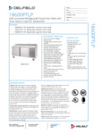 Delfield 18648PTLP 18672PTLP 18699PTLP Specsheet Delfield 18648PTLP 18672PTLP 18699PTLP Specsheet