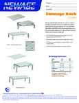 New Age Industrial - Dunnage Rack Specsheet New Age Industrial - Dunnage Rack Specsheet
