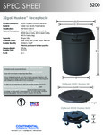 Huskee 32 Gal. Receptacle