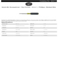 32477 Spec Sheet 32477 Spec Sheet