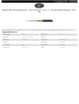 32559 Spec Sheet 32559 Spec Sheet
