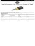 32561 Spec Sheet 32561 Spec Sheet