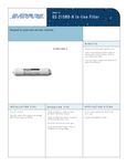 Everpure EV9627-15 Spec Sheet Everpure EV9627-15 Spec Sheet