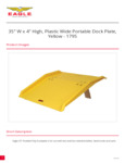 35_W_x_4_High_Plastic_Wide_Portable_Dock_Plate_Yellow_1795 35_W_x_4_High_Plastic_Wide_Portable_Dock_Plate_Yellow_1795