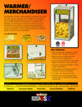 Benchmark USA Warmer/Merchandiser Specsheet