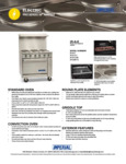 36" ELECTRIC RANGES Round Plate Elements and Griddle Top