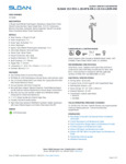 FLUSHOMETER SENSOR DUAL FILTER BYPASS 1.28 GPF spec sheet FLUSHOMETER SENSOR DUAL FILTER BYPASS 1.28 GPF spec sheet