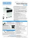Giles GEF-400 Spec Sheet