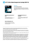 HP 712 80ML BLACK DESIGNJET INK CARTRIDG