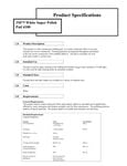 Spec Sheet