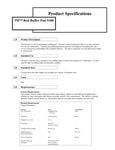 Spec Sheet